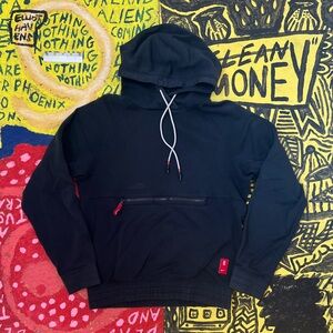 Nike x Kyrie Irving Pullover Basketball Hoodie - Black/Red (BV9297 010) Small